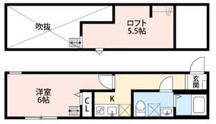 ハピネスの物件間取画像